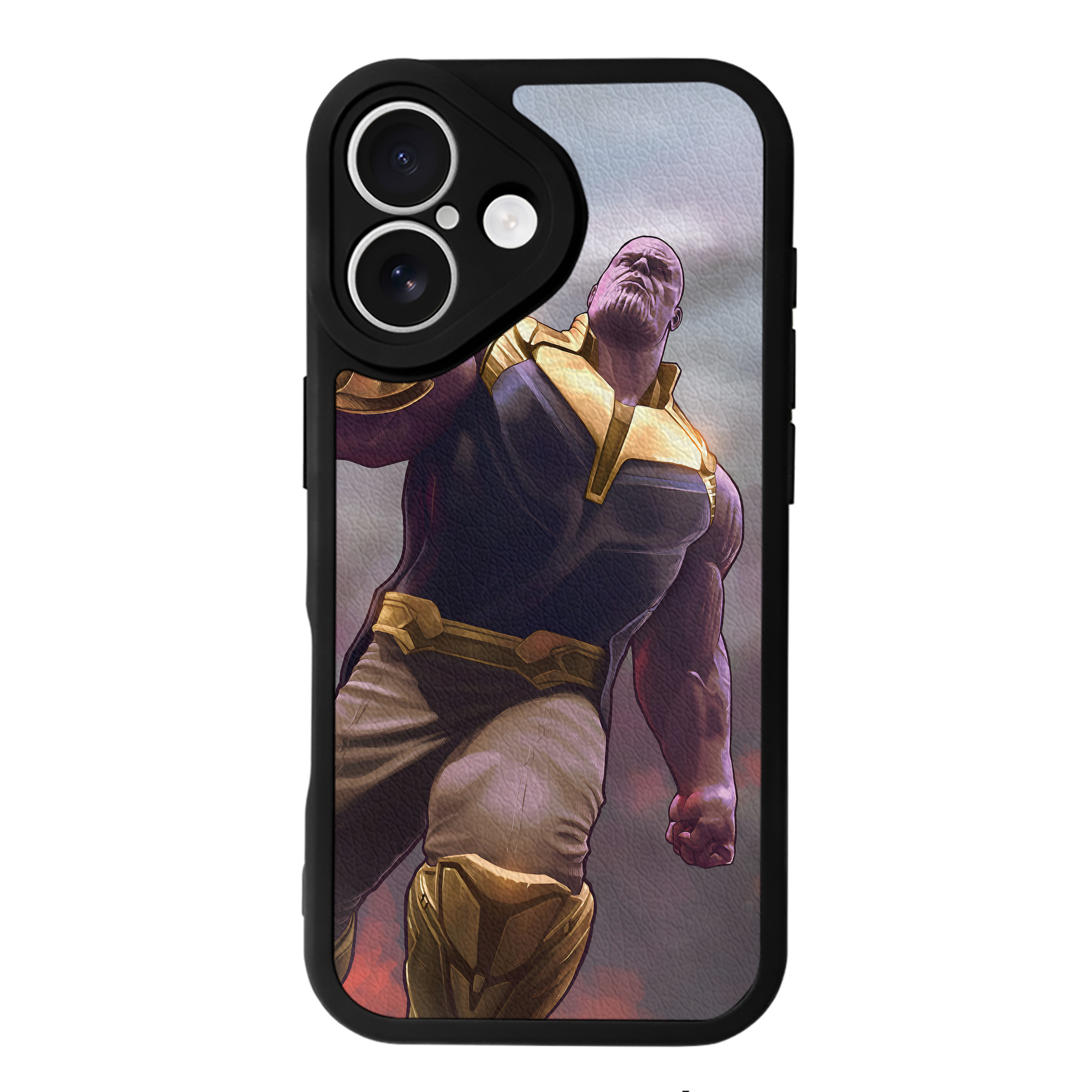 （画像用） アベンジャーズ The Avengers 【iPhone 16シリーズ対応】シリコンスマホケース（レザー調） 材質：シリコン